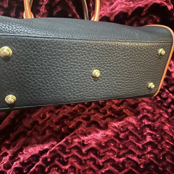 Dooney & Bourke Black and Brown Satchel - Picture 8 of 12